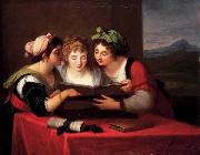 Angelica Kauffmann Three singers oil